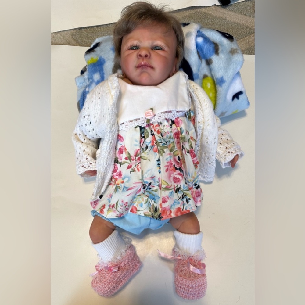 ROSE COTTAGE REBORNS GIRL NEWBORN SILICONE MIX LIFE-LIKE REALISTIC BABY DOLL